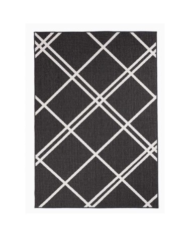 Tapis extérieur noir 200x290
