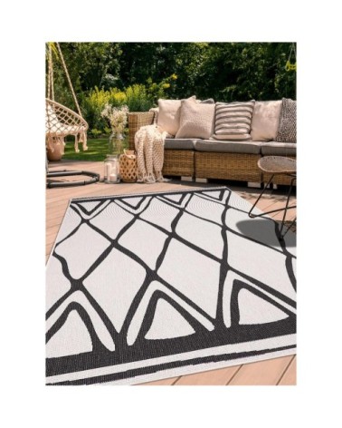Tapis extérieur noir 120x170