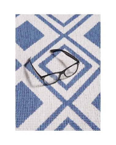 Tapis extérieur bleu 120x170