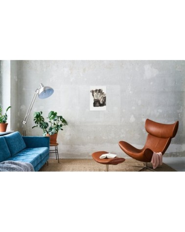 Affiche blanc & blanc ivoire 40x60