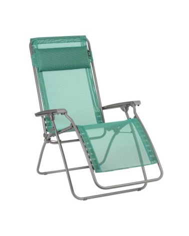 Fauteuil relax zéro gravité en acier vert l88xl67xh114