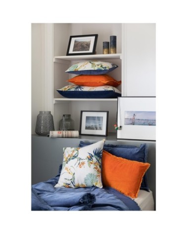 Coussin uni  en coton touareg 30 x 50