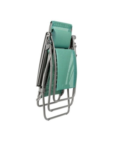 Fauteuil relax zéro gravité en acier vert l88xl67xh114