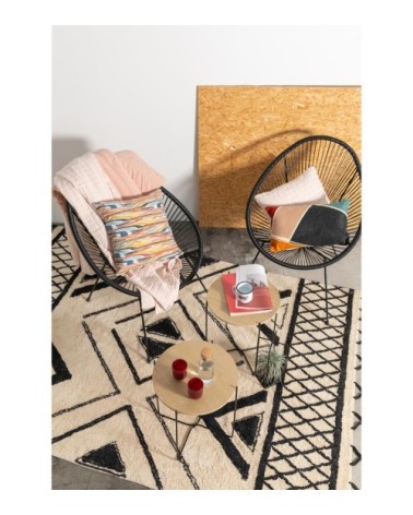 Jeté de lit  en coton aubepine 240 x 260