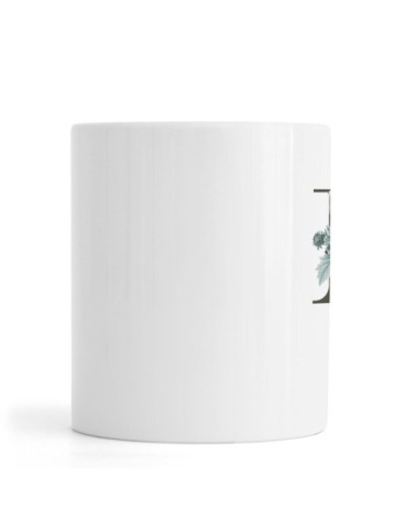 Mug en céramique en blanc & vert