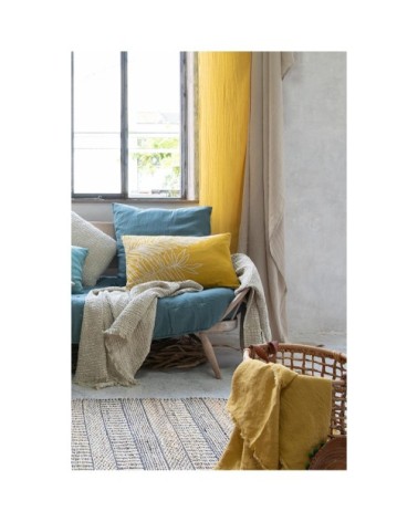 Rideau voile  en coton tonnerre 140 x 280