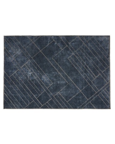 Tapis tissé jacquard gris, 160x230