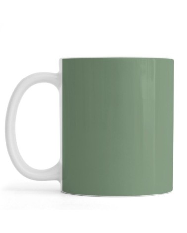 Mug en céramique en noir & vert