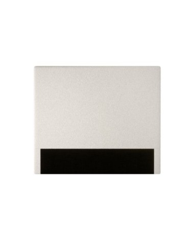 Tête de lit en tissu bouclette - 160cm - blanc
