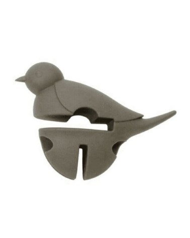 Repose cuillère petit oiseau gris 3 en 1