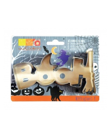 Découpoir à biscuits en inox Booh Halloween