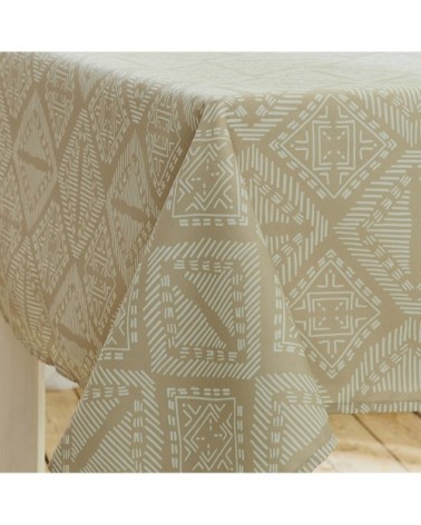 Nappe boho polyester ficelle 170 x 170