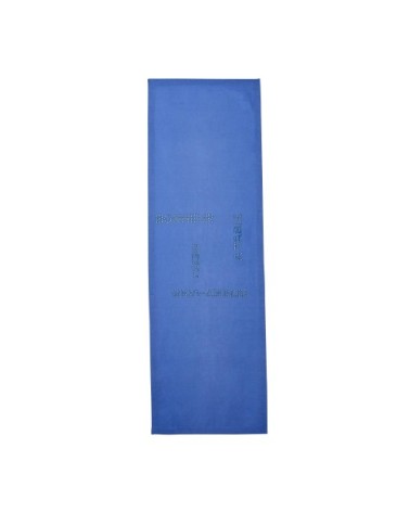 Chemin de table en lin bleu horizon 50x150