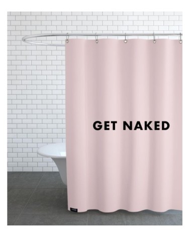 Rideau de douche en polyester en rose 150x200