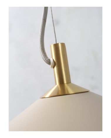 Suspension beige H133cm