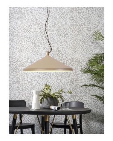 Suspension beige H133cm