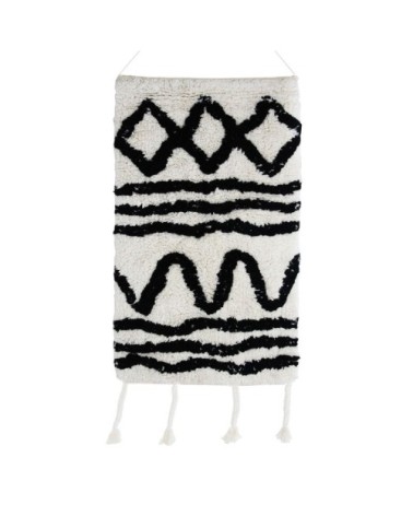 Suspension murale effet vintage naturel 40x80