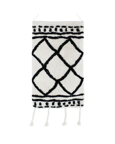 Suspension murale effet vintage naturel 40x80