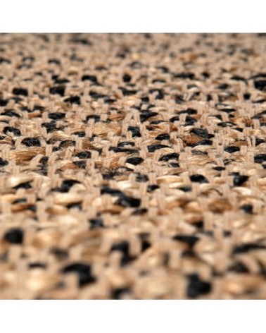 Tapis en jute carbone 120 x 170 cm