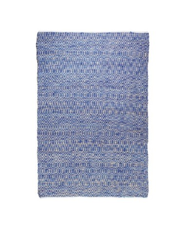 Tapis en chanvre indigo 120 x 180 cm