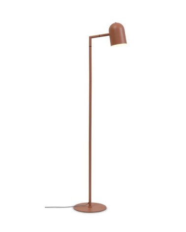 Lampadaire en métal orange H141cm