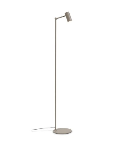 Lampadaire droit beige H133cm