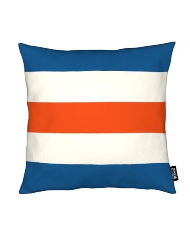 Coussin en microfibre en bleu &  40x40