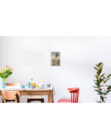 Affiche gris & marron 40x60