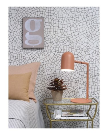 Lampe de table orange H45cm