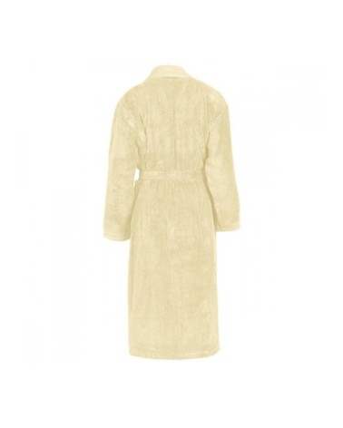 Peignoir de bain mixte col châle Ecru M