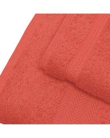 Maxi drap de bain 550gr/m²  framboise 100x150 cm