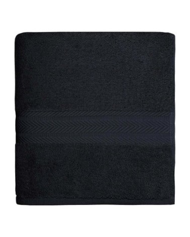 Serviette de toilette 550 gr/m²  noir 50x100 cm