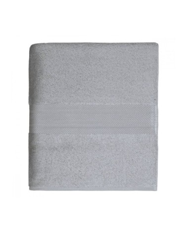 Maxi drap de bain 550gr/m²  gris perle 100x150 cm
