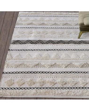 Tapis en laine ivoire 120 x 180 cm