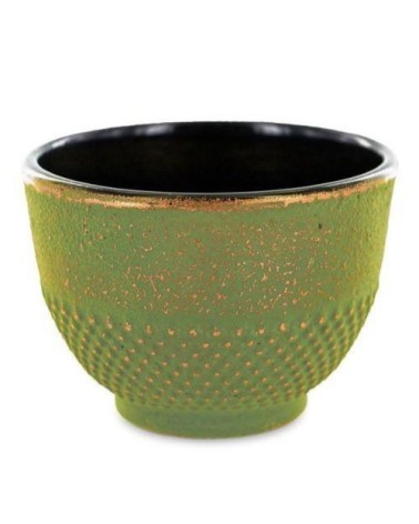 Tasse en fonte vert et bronze 0,15 L