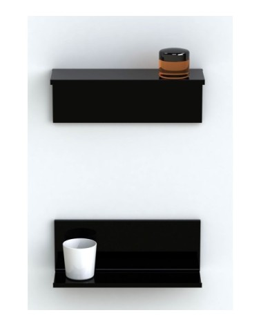 Etagère noire L40cm