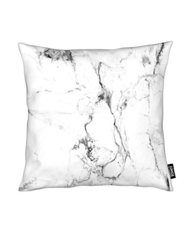 Coussin en microfibre en blanc 40x40
