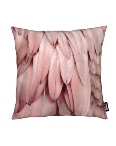 Coussin en microfibre en rose 40x40