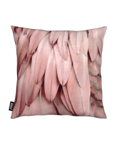 Coussin en microfibre en rose 40x40