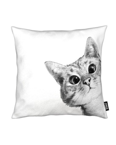 Coussin en microfibre en gris 40x40