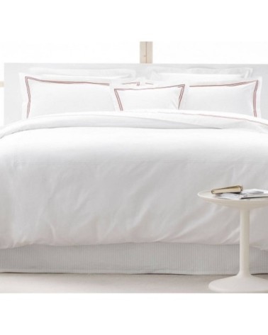 Drap plat luxe en Satin de coton Rouge 300x310 cm