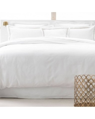 Drap plat luxe en Satin de coton Beige 300x310 cm