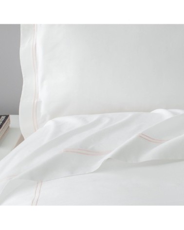 Housse de couette luxe en Satin de coton  Rose pâle 280x260 cm