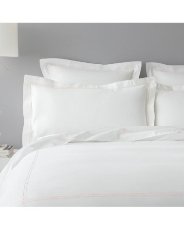 Housse de couette luxe en Satin de coton  Rose pâle 260x240 cm