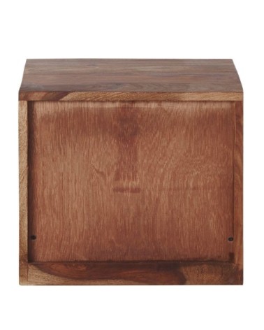 Table de chevet avec tiroir en sheesham massif