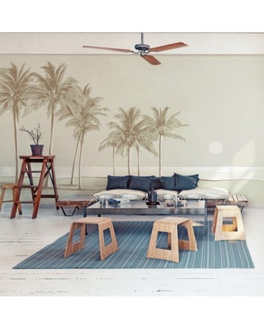 Papier peint panoramique palmiers 170 x 250  brun clair