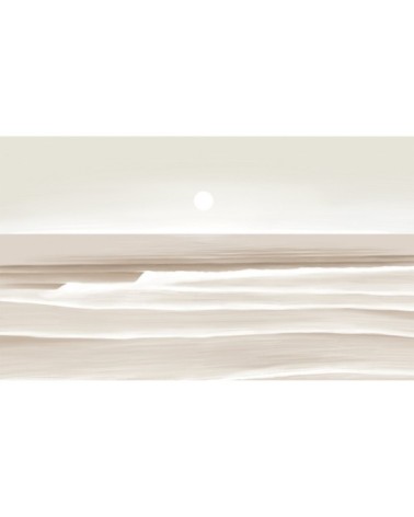 Papier peint panoramique sunset 255 x 250  beige