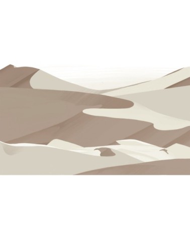 Papier peint panoramique dunes 170 x 250  beige