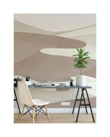 Papier peint panoramique dunes 170 x 250  beige