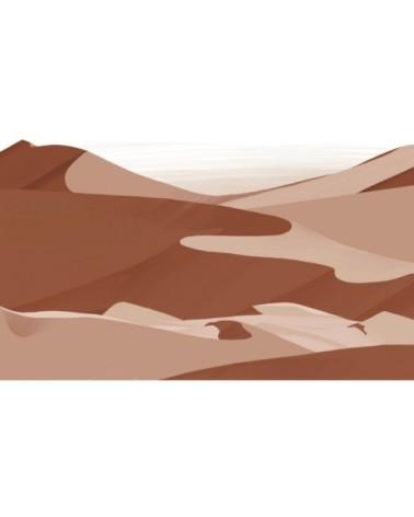 Papier peint panoramique dunes 425 x 250  brun